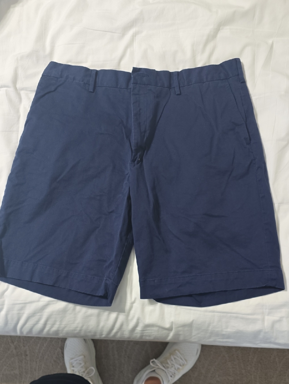 Ralph Lauren Men's Navy Flat-Front Shorts